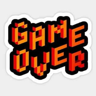 Game over Sticker